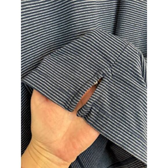 01.Algo Performance Mens Short Sleeves Navy Polo Shirt Size XL UV SPF 40 - Picture 5 of 5